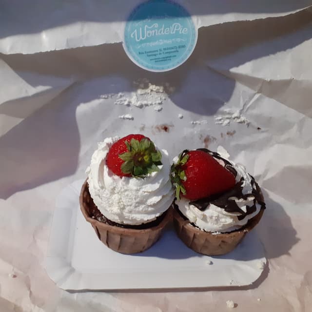 Photo of the dish “Cupcake con frambuesa”