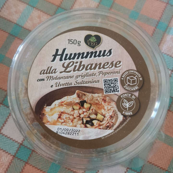 photo of ioVEG hummus alla libanese shared by @ellak on  21 Aug 2022 - review