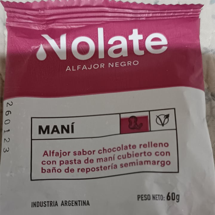 photo of Nolate Alfajor Negro De Mani shared by @veganveganita on  15 Nov 2022 - review