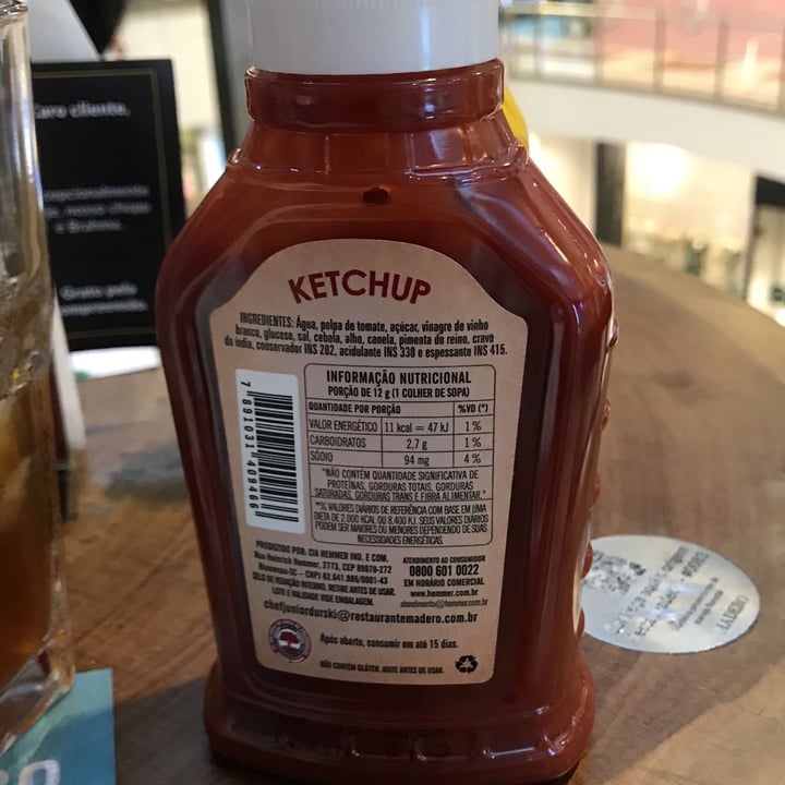 photo of Hemmer Ketchup Madero shared by @mribas on  30 Nov 2022 - review