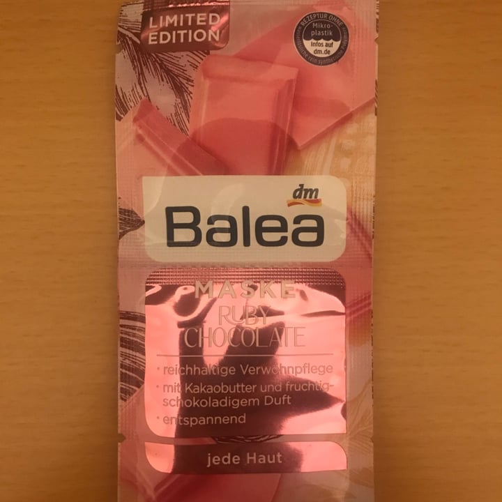 photo of Balea Ruby Chocolate Maske shared by @lucelove on  12 Apr 2022 - review