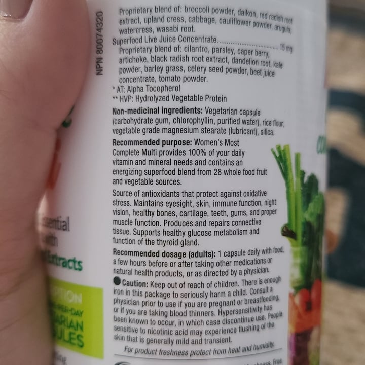 review photo of Webber Naturals Multivitamin For Women shared by @liljessicakes on 26 Feb 2022 - review
