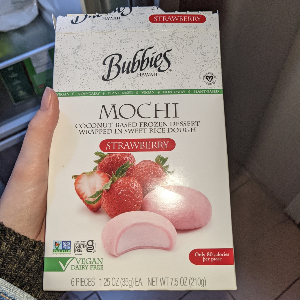 Bubbies Non-dairy strawberry mochi Reviews | abillion