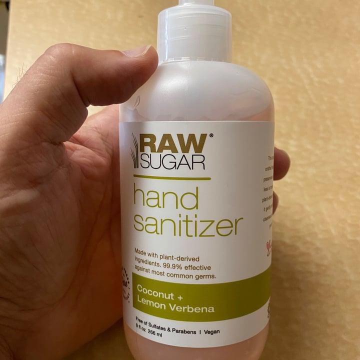 review photo of Raw Sugar Coconut + Lemon Verbena Hand Sanitizer shared by @pokemike65 on 20 Nov 2020 - review