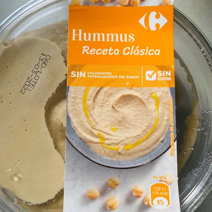 photo of Carrefour Hummus Receta Clásica shared by @neil on  10 Mar 2022 - review