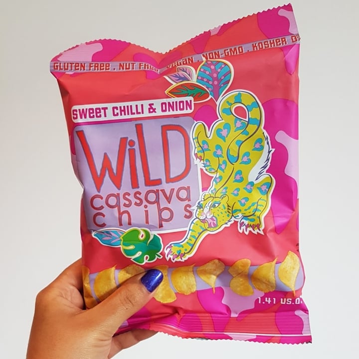 photo of Wild cassava chips Sweet chilli and onion crisps shared by @purplelilpixie on  24 May 2021 - review