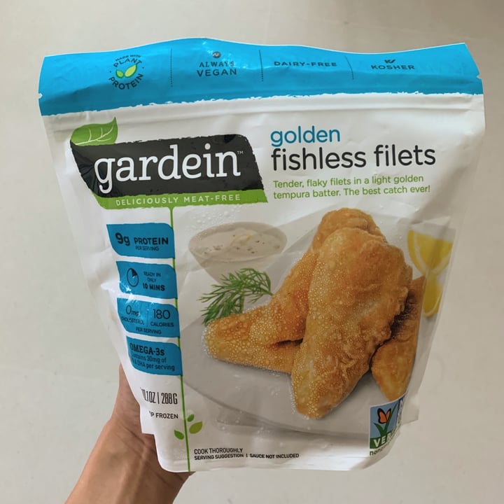 photo of Gardein Golden Plant Based F'sh Filets  shared by @melogello on  10 Jul 2021 - review