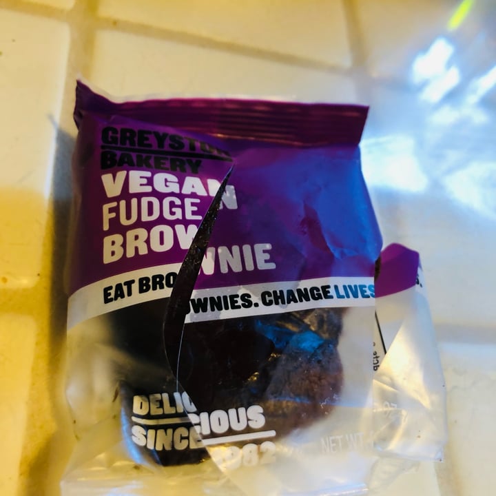 photo of Greyston Bakery Vegan Chocolate Brownie shared by @moustachedvegan on  02 Sep 2022 - review