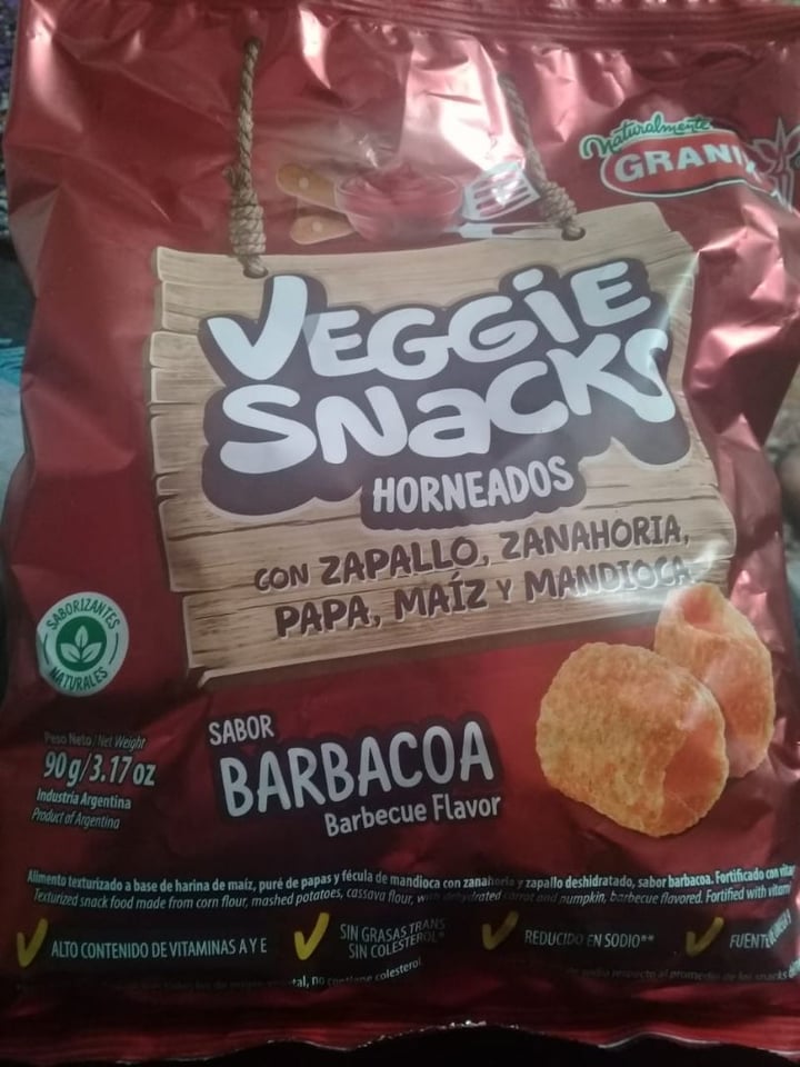 photo of Granix Veggie Snacks sabor Pizza shared by @jesica2020 on  11 Apr 2020 - review