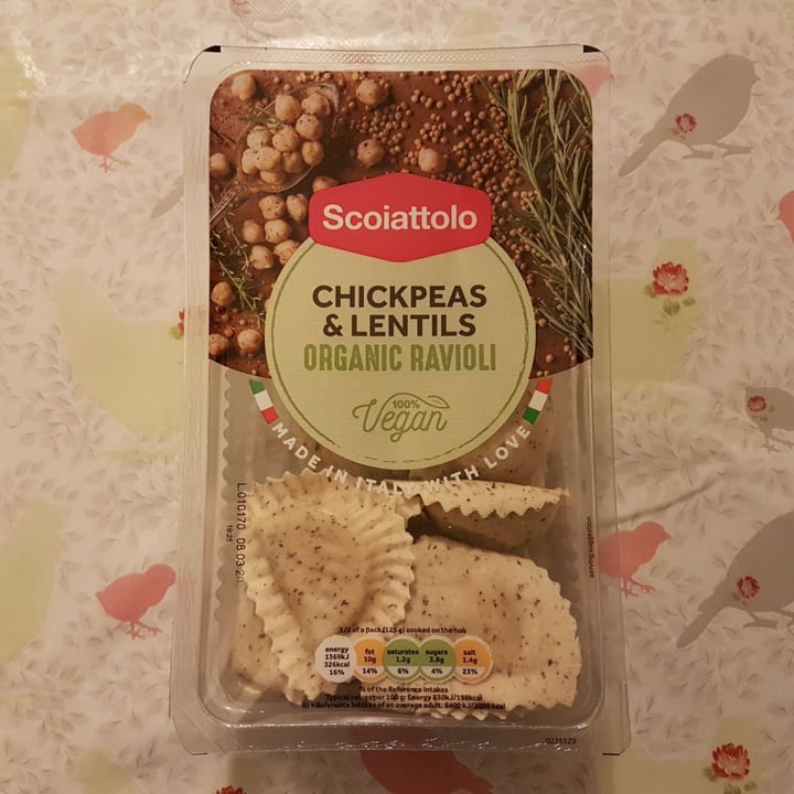 photo of Scoiattolo Chickpeas And Lentils Organic Ravioli shared by @minis on  23 Jan 2020 - review