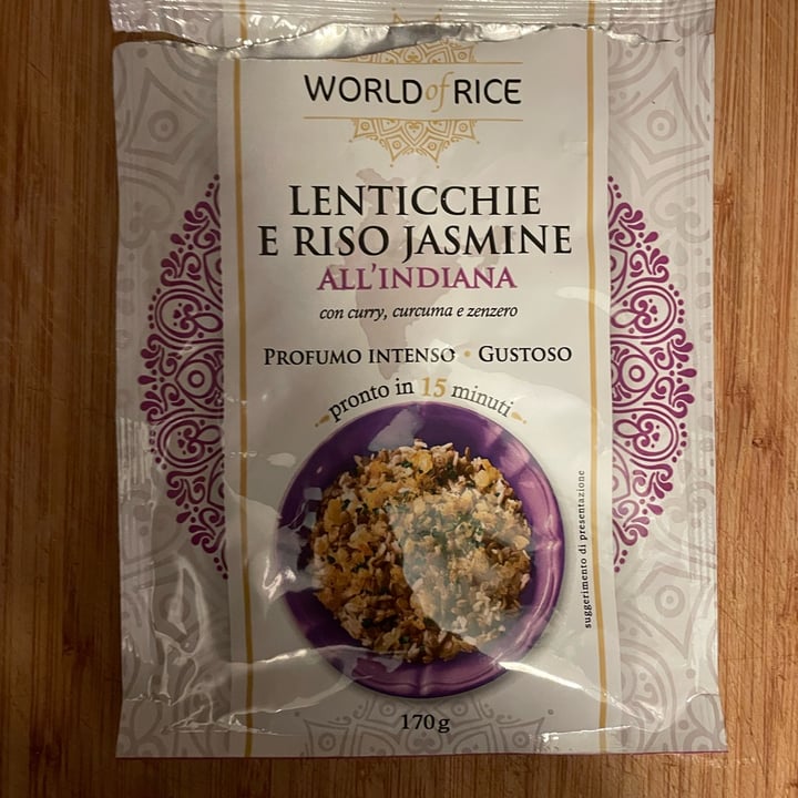 photo of World of rice Lenticchie E Riso Jasmine All'indiana shared by @marymaybe on  09 Apr 2022 - review