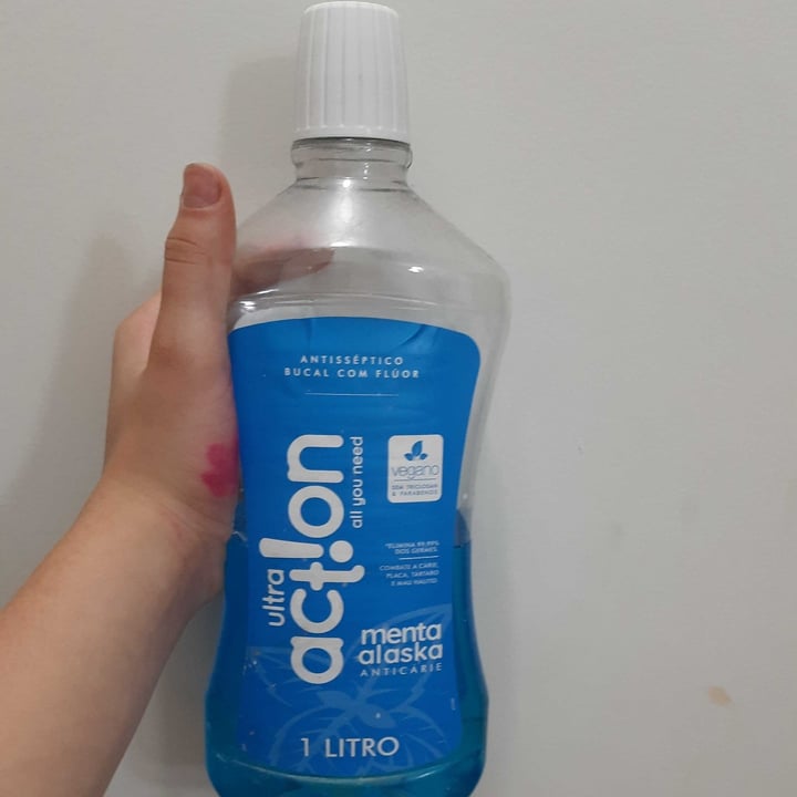 photo of Ultra action Antiseptico Bucal com Fluor shared by @analuiza on  14 Oct 2021 - review