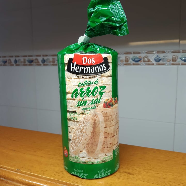 photo of Dos hermanos Galletas De Arroz Sin Sal shared by @costantinoflor on  27 Oct 2020 - review