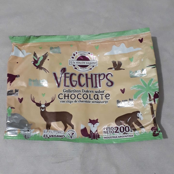 review photo of Un Rincón Vegano Vegchips Galletitas Dulces sabor Chocolate shared by @thiago1 on 16 Mar 2022 - review