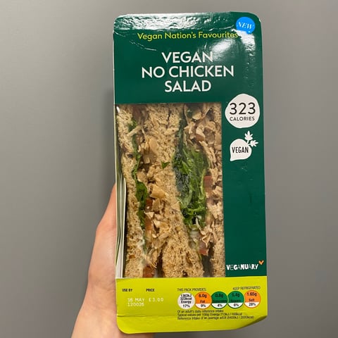 Boots Vegan No Chicken Salad Sandwich Reviews | abillion