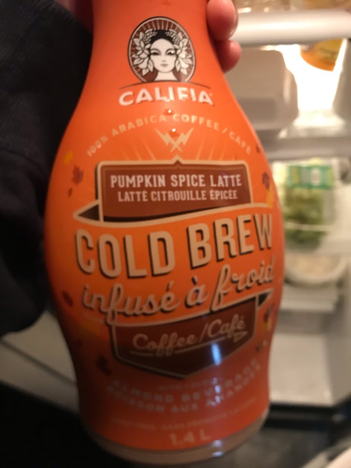review photo of Califia Farms Pumpkin Spice Latte Cold Brew Coffee With Almond Milk shared by @kendallstephan on 19 Sep 2019 - review