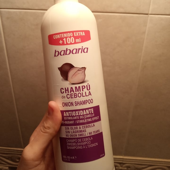 photo of Babaria Champú de cebolla shared by @nataliam on  03 Jan 2021 - review