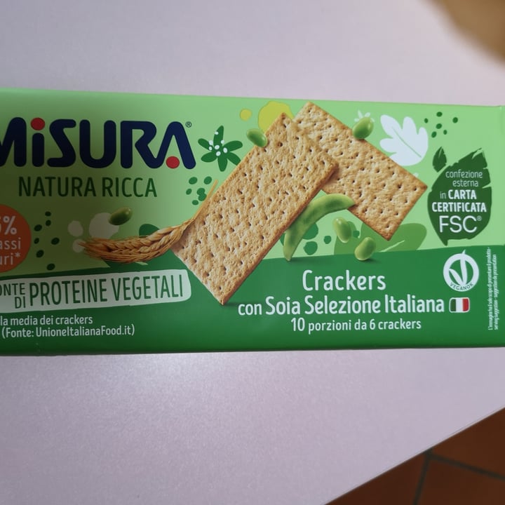 photo of Misura Crackers con Soia Selezione Italiana - Natura Ricca shared by @lunakitch on  01 Aug 2021 - review