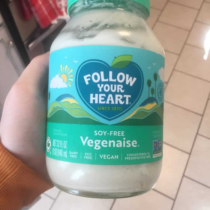 review photo of Follow Your Heart Soy-Free Vegenaise shared by @blazelski on 25 Dec 2021 - review
