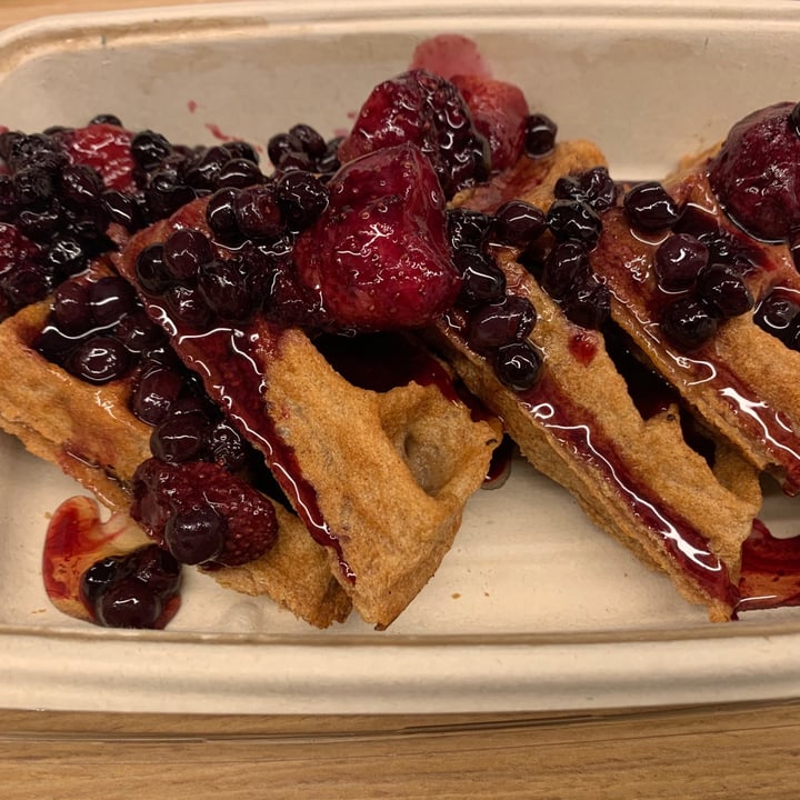 photo of Natural Blend Vegan Cafe & Juice Bar QUINOA WAFFLES shared by @alyalyza on  29 Apr 2020 - review