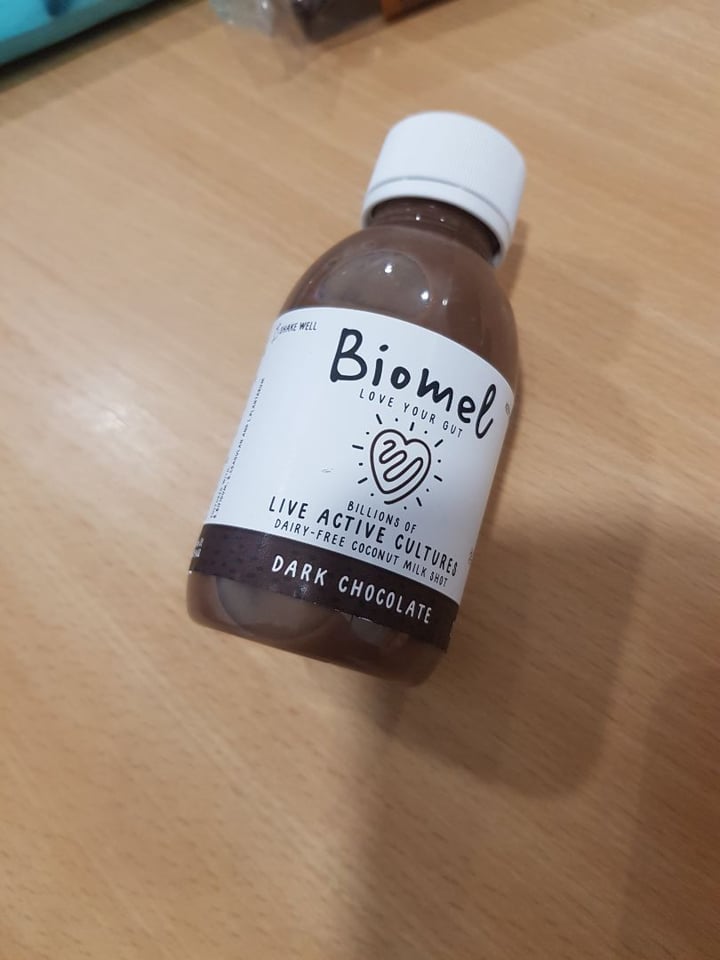 photo of Biomel Dark Chocolate Dairy-Free Probiotic Shots shared by @helenasveganlife on  14 Feb 2020 - review
