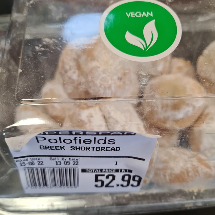 photo of Superspar Polofields Greek Shortbread shared by @veronicagroen on  21 Aug 2022 - review