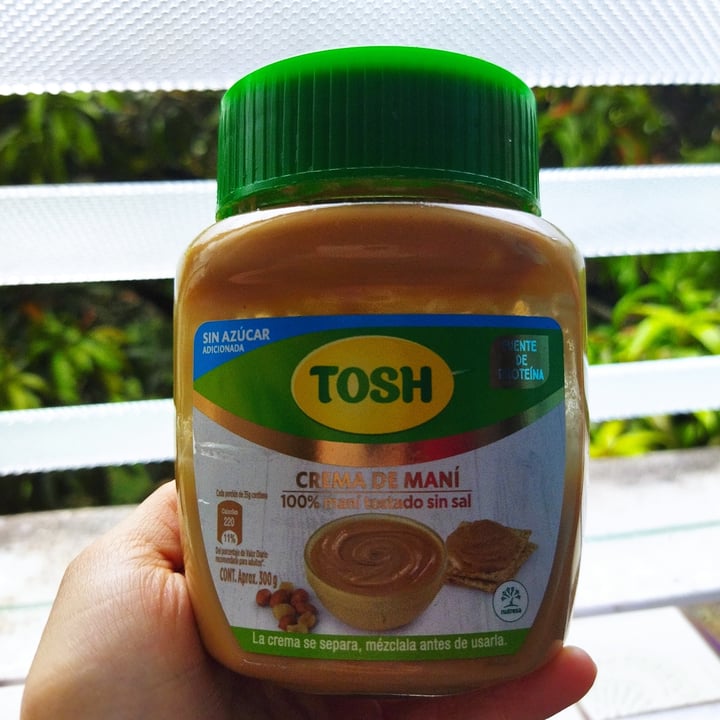 photo of Tosh Crema de maní shared by @saraluer on  21 Oct 2021 - review
