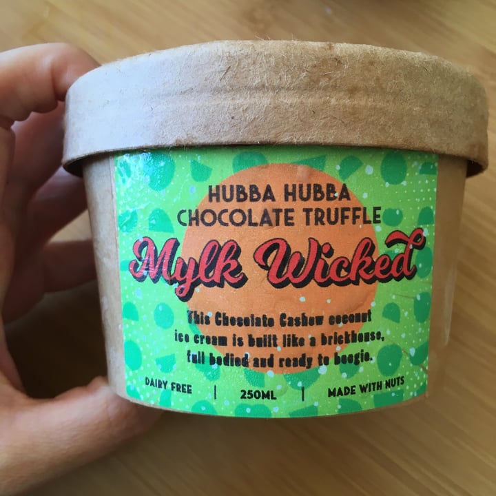 review photo of Mylk Ice Cream Hubba Hubba Chocolate Truffle shared by @rissipit on 14 Feb 2022 - review