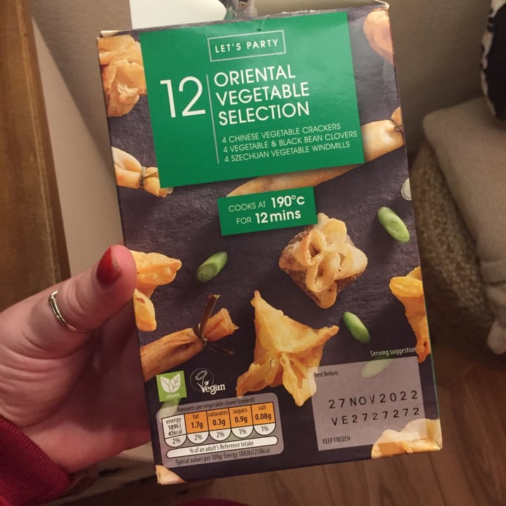 photo of Let’s Party Oriental vegetable selection shared by @jxdestevexson on  13 Jan 2022 - review