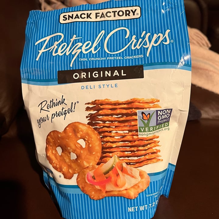 photo of Snack Factory Original pretzel crisps shared by @manjugarg on  25 Dec 2021 - review