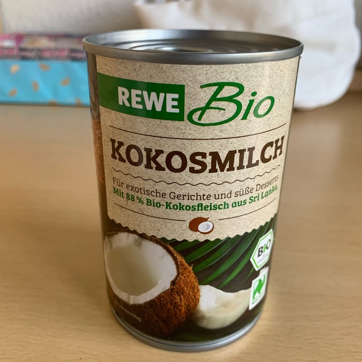 photo of Rewe Bio Kokosmilch shared by @lalla88 on  21 Aug 2022 - review