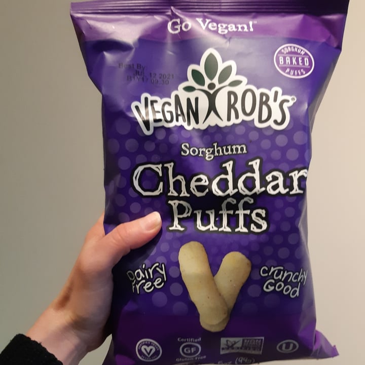photo of Vegan Rob's Cheddar Puffs shared by @hbchic on  20 Feb 2021 - review