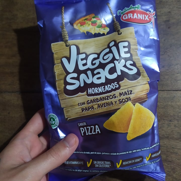 photo of Granix Veggie Snacks sabor Pizza shared by @joaquin14 on  17 Dec 2021 - review