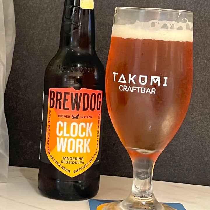 photo of Brewdog Clockwork Tangerine Session  IPA shared by @eripyon on  01 Jan 2022 - review