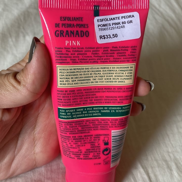 review photo of Granado Esfoliante de pedra-pomes shared by @izabelaalc on 07 May 2022 - review