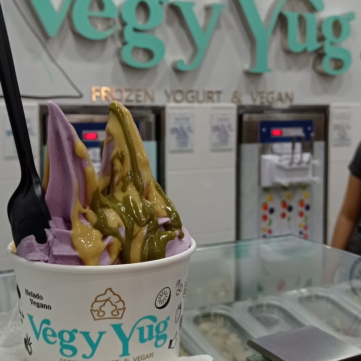 review photo of VegyYug Helado Dairy Free De TARO Y MATCHA shared by @shantalpotato on 17 Jul 2021 - review