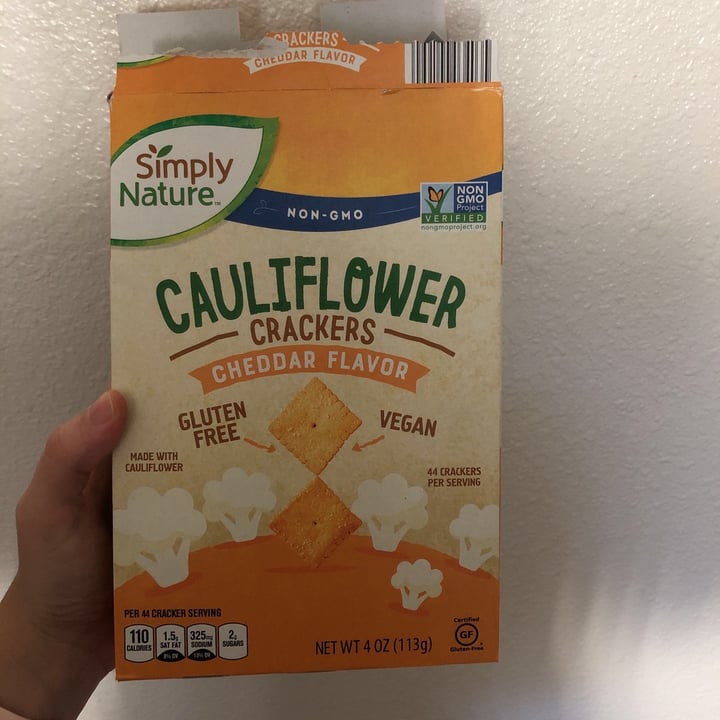 review photo of Simply Nature Cauliflower crackers shared by @cynthia2207 on 15 Aug 2020 - review