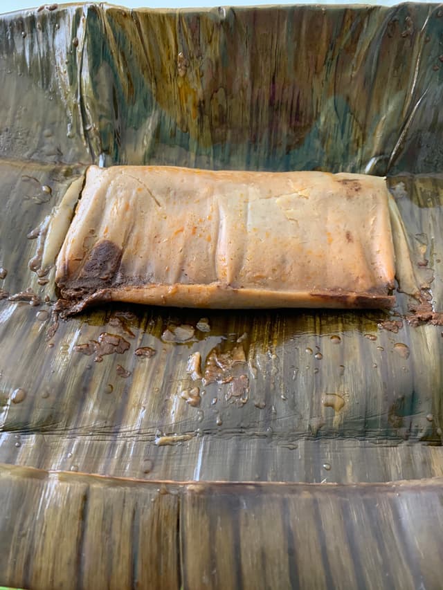 Photo of the dish “Tamal oaxaqueño de mole”