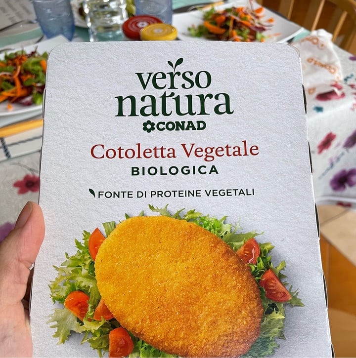 photo of Verso Natura Conad Bio  Cotoletta Vegetale shared by @lunaros on  09 Nov 2022 - review