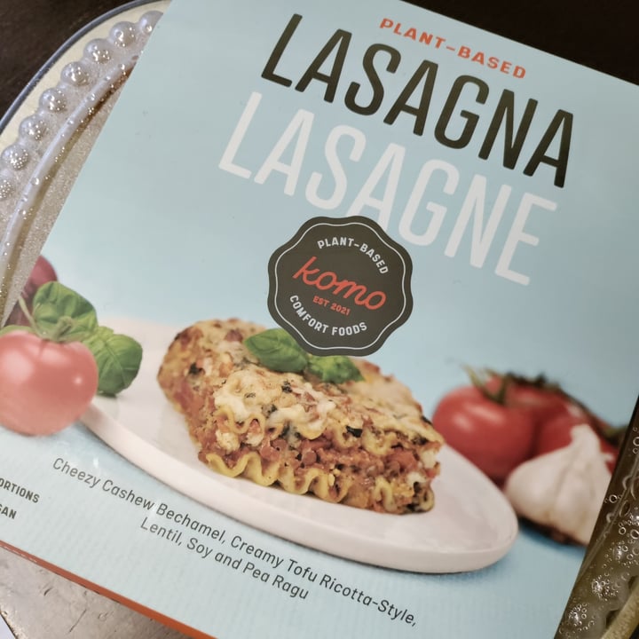 photo of Komo Plant-based Comfort Foods Lasagna shared by @mikebroadhead on  26 Oct 2021 - review