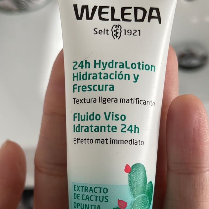 photo of Weleda Fluido idratante 24 h. Cactus opuntia. shared by @marujis on  02 Dec 2022 - review