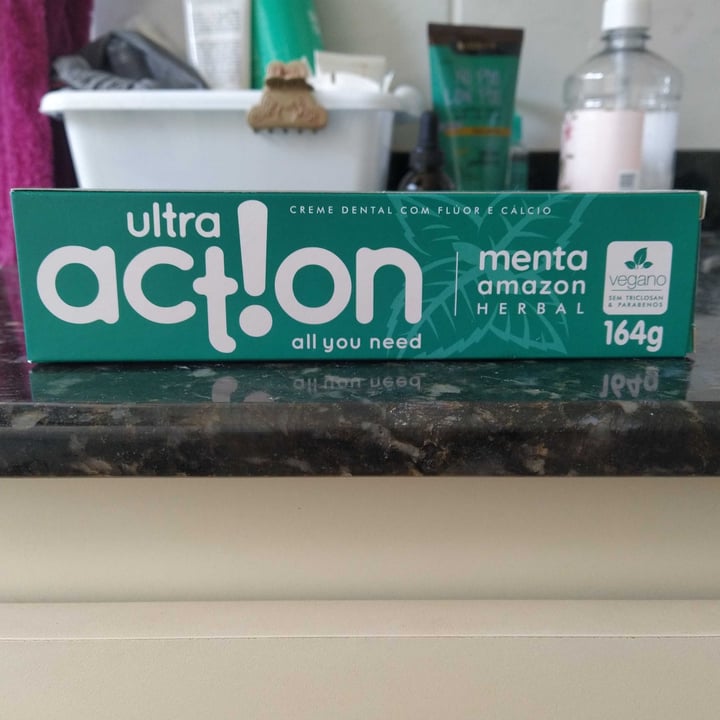 review photo of Ultra action Creme Dental com Flúor e Cálcio Menta Amazon Herbal shared by @flopespatricia on 20 Jul 2022 - review