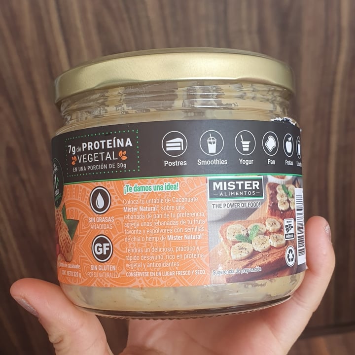 photo of Mister natural Crema de Cacahuate shared by @kahle on  14 Nov 2021 - review