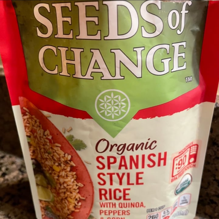 photo of Seeds of Change Organic Spanish Style Rice shared by @veggietable on  04 Nov 2022 - review