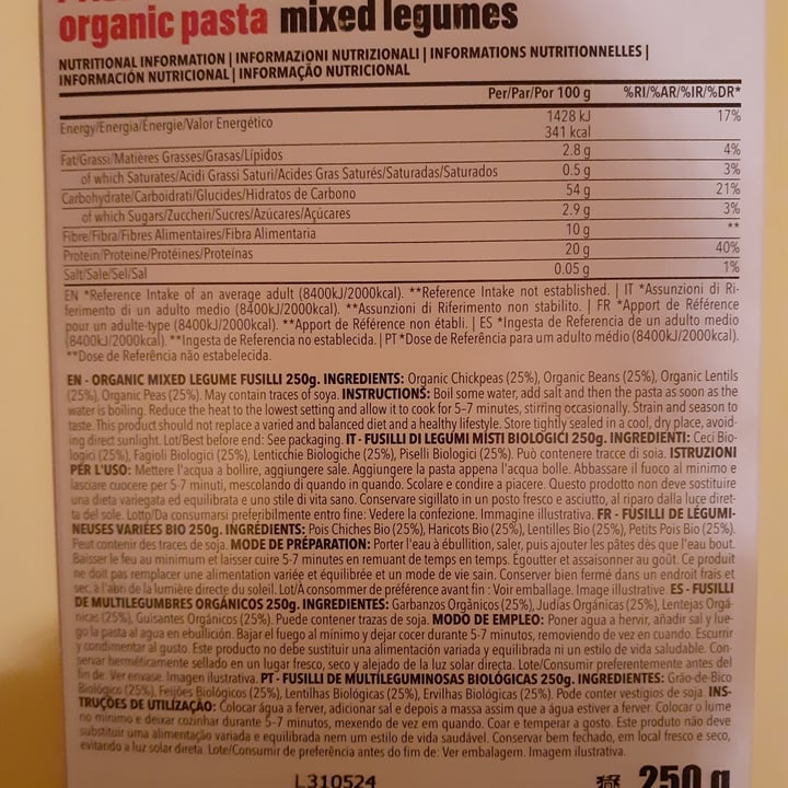 review photo of Prozis Pasta di legumi misti shared by @vany182 on 12 Mar 2022 - review
