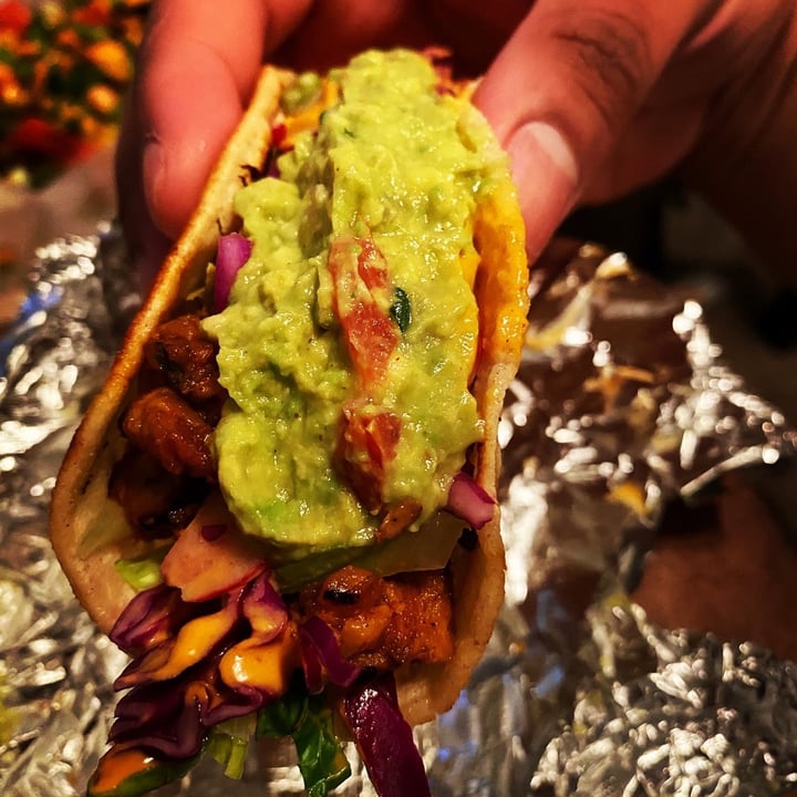 photo of Muñecas Downtown Taco Garden Volcano Tempeh Tacos shared by @rodjon on  06 May 2020 - review