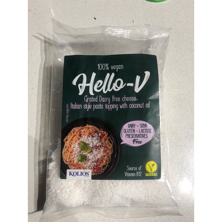 photo of Hello-V Grated Diary Free Cheese , Italian style Pasta Topping shared by @plainladyjane on  04 Oct 2022 - review