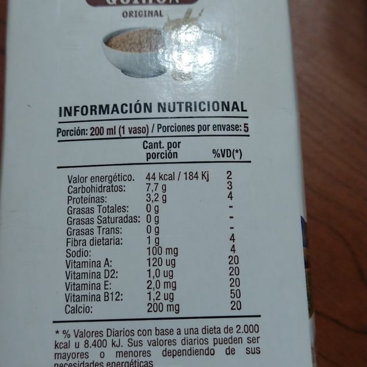 photo of Biba Leche de quinoa shared by @alejasan on  07 Oct 2021 - review