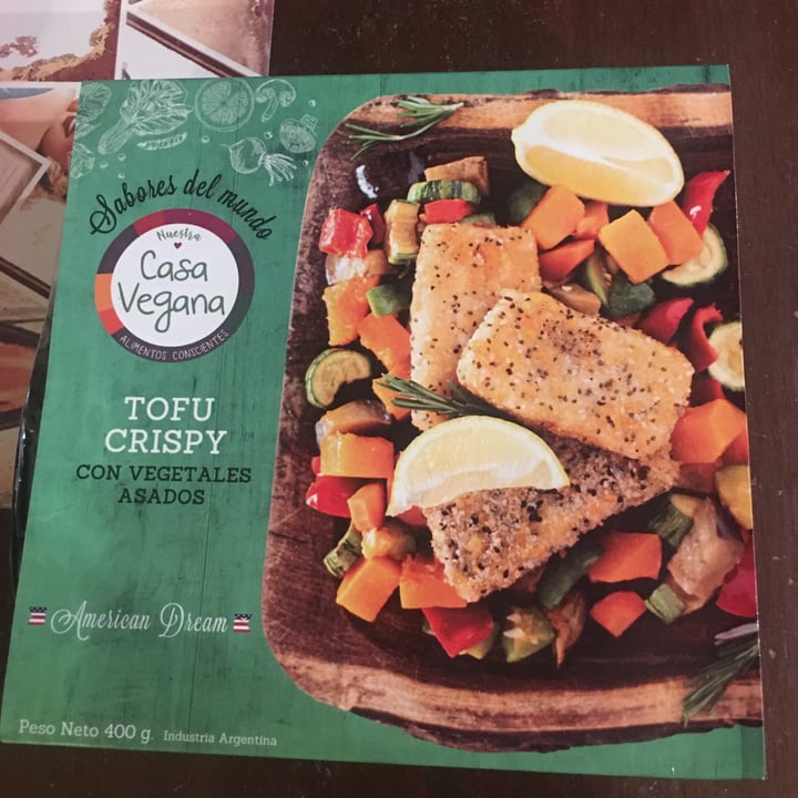 photo of Casa Vegana Tofu crispy con vegetales shared by @majonietolamas on  29 Apr 2022 - review