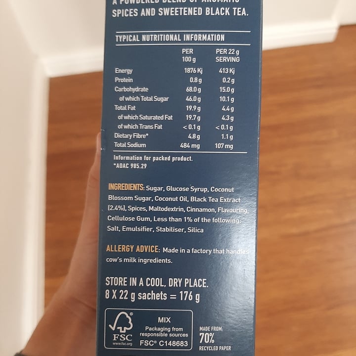 review photo of Redespresso Instant Spiced Chai shared by @nixwills20 on 08 Jan 2021 - review